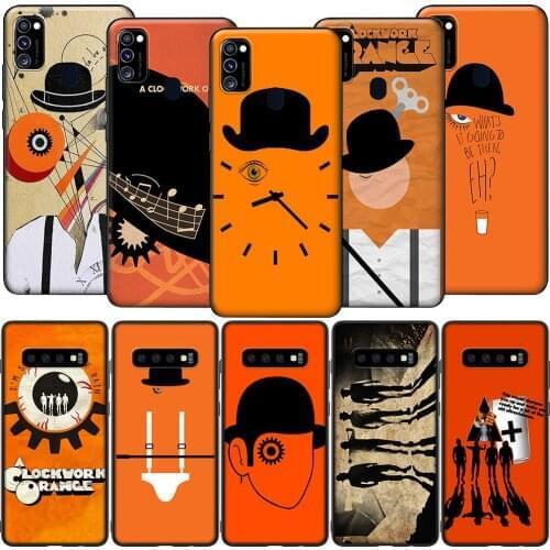 GX7 A Clockwork Orange Silicone Soft Case for Samsung S6 S7 Edge S8 S9 S10 S10E S20 Fe S21 S21s S30 Ultra Plus Lite