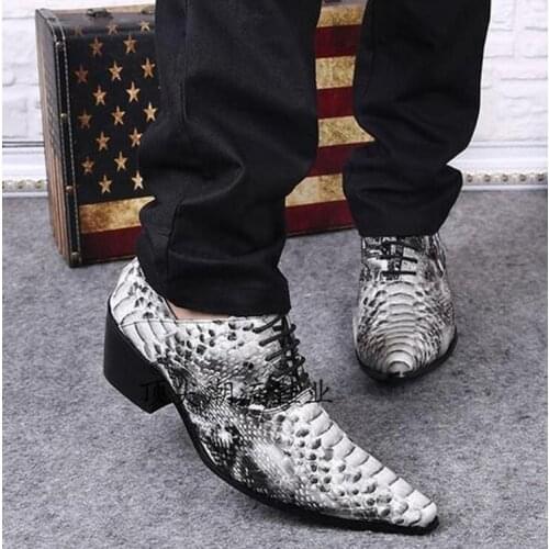 Italian white men shoes leather alligator shoes for men crocodile skin pointed toe loafers mens formal shoes zapatilla hombre