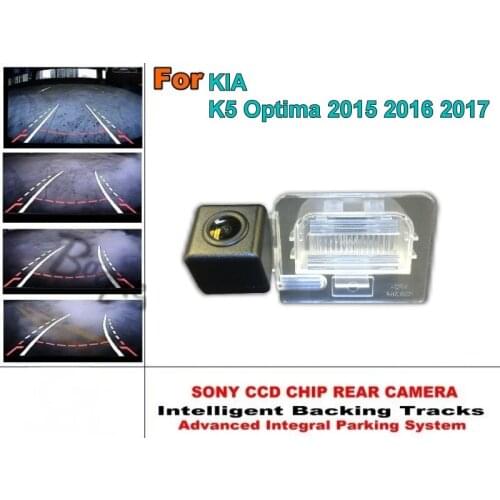 For KIA K5 Optima 2015 2016 2017 Intelligent Parking Tracks Reverse Backup Camera HD Back up Reverse Camera / Rear View Camera