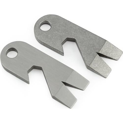 1PCS Titanium Alloy Bottle Opener Pocket Multi Tool Outdoor EDC Screwdriver Crowbar Small Size