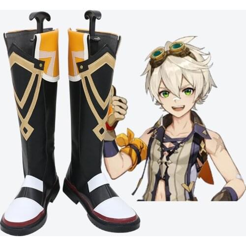 Genshin Impact Bennett Mondstadt Game Suit Handsome Uniform Cosplay Costume Halloween Cosplay Hair Punk Glasses Free Shipping