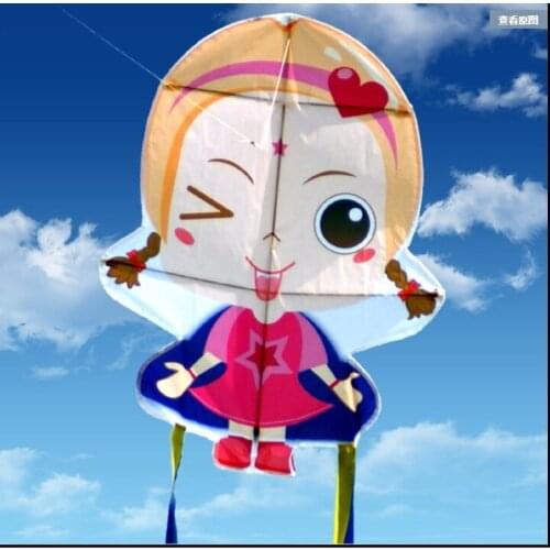 Cartoon kite little girl kite