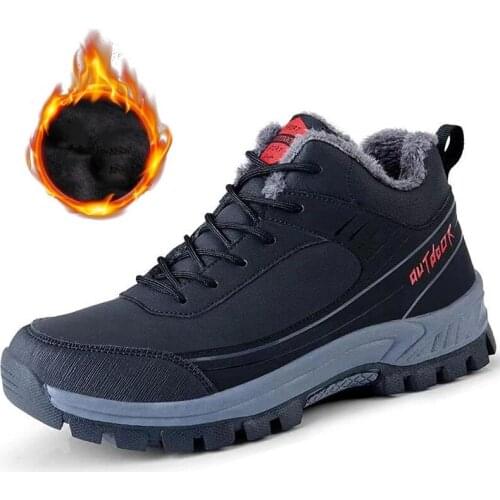 Men Boots Casual Winter Outdoor Walking Shoes Men Sneakers 2021 Fall Male Fashion Outdoor Trail Boots Footwear Ankle Boots Men