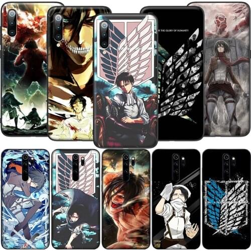 GX25 Attack On Titan Levi Soft Silicone Case for Redmi Note 4X 5 5A Prime 6 6A 7 7A 8 8A 8T 9 9A 9C 9S Pro Lite