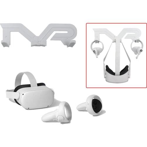 Wall Mount Bracket VR Glasses Headset Holder for Oculus Quest 2 Virtual Reality Accessories Storage Display Stand Rack Holder