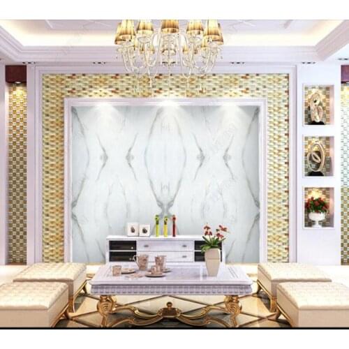 Papel de parede minimalist atmosphere new high-definition jazz white marble 3d wallpaper,bedroom KTV bar mural wall decor
