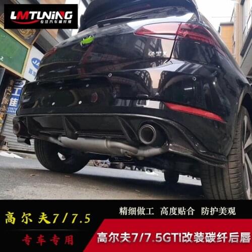 Suitable for Golf 7 / 7.5 Generation Gti Carbon Fiber Front Rear Lip Tail Wing Size Surround Refitting