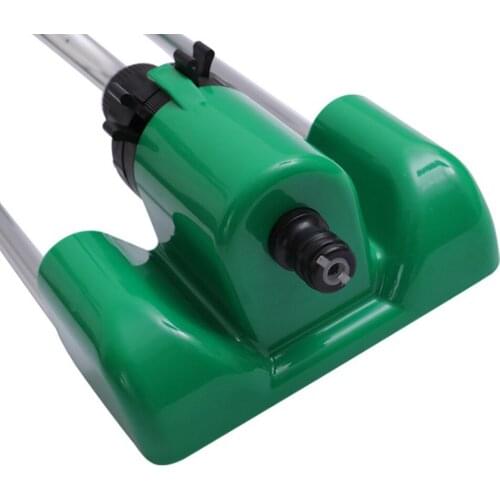 Garden Lawn 17-Hole Aluminum Swing Sprinkler Green Irrigation Watering Sprinkler Roof Cooling Garden Sprinkler