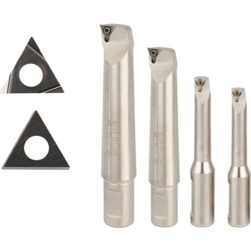 Free shipping SBJ2008 1pcs boring bar+10pcs inserts for NBH2084 cylinder tool 32mm tool shank for NBH2084 boring head system
