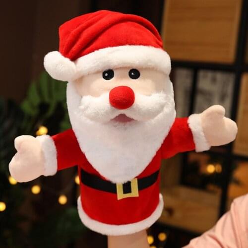 30cm Christmas Doll Plush Stuffed Animal Toys Home Decoration Parent-child Entertainment Childrens Birthday Christmas Gifts