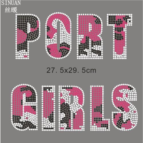 SINUAN Iron On Transfers Hot-Fix Rhinestone Motif Rhinestones Appliques On Clothes 15Pieces Diy Rhinestones Clothes Decoration