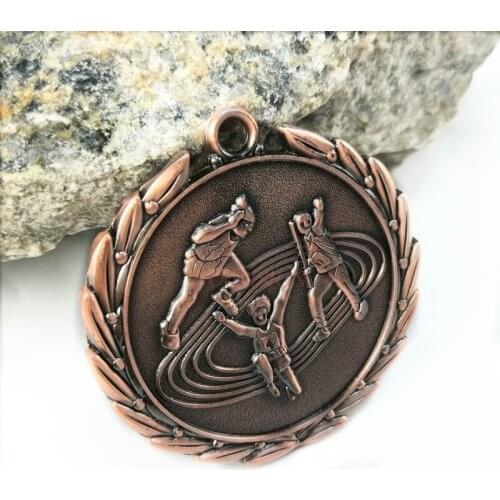 Three medal Three Track And Field Running Marathon Racing Medal Triathlon Club School Factory Activity Sports Medal 2020