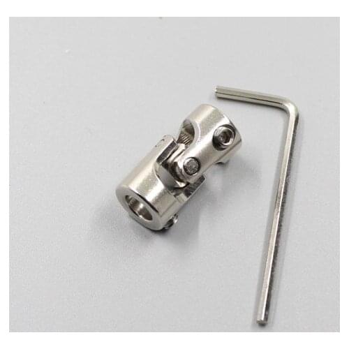 Metal Universal joint Coupling Steering joint connector Boat / Car model accessories 2.3 3 3.17 4 5 6 8 MM hole diameter M3 / M4