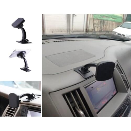 Universal 1pcs Car interior accessories On-board adjustable magnetic suction Center console Paste Mobile phone navigation stand