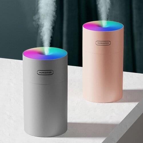 270ml Capacity Air Humidifier USB Car Atomizer With Colorful LED Night Light Home Aroma Defuser Nano Mist Heavy Fog