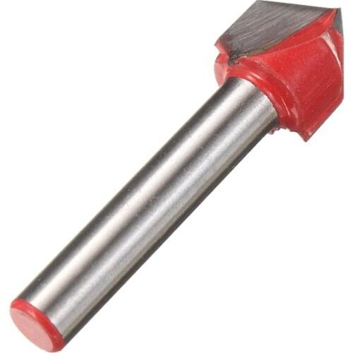 90 Degree 6mm Shank V Groove Router Bit Engraving Woodworking Router Bits Wood Milling Cutter Tool