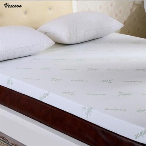 VESCOVO high density foam custom made bed topper twin queen tatami floor Mattress mat 120/135/150/180 bed mattress topper