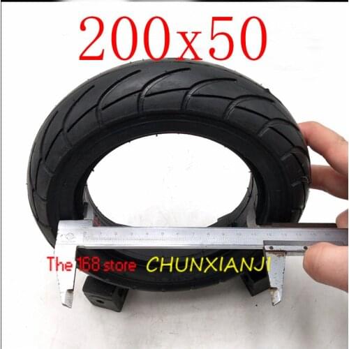 High Quality 200x50 Solid Tyre, Mini Electric Scooter, Rear Tire, 8-inch, 200*50 Explosion-proof Tubeless Tire