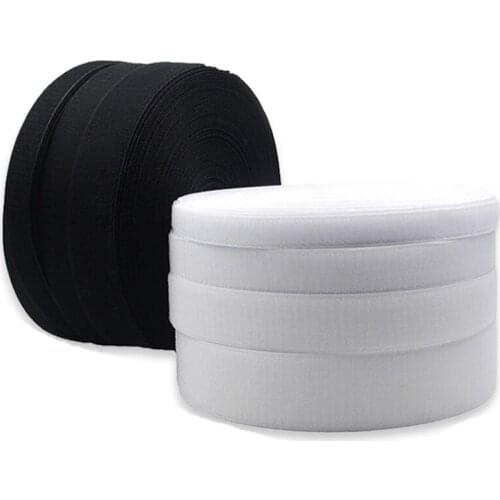 1.6/2cm/2.5cm/3cm/4cm/5cm Magic Tape AB buckle fastener tape DIY Polyester Nylon Hook Loop fastenerCable Ties Curtain Fastener