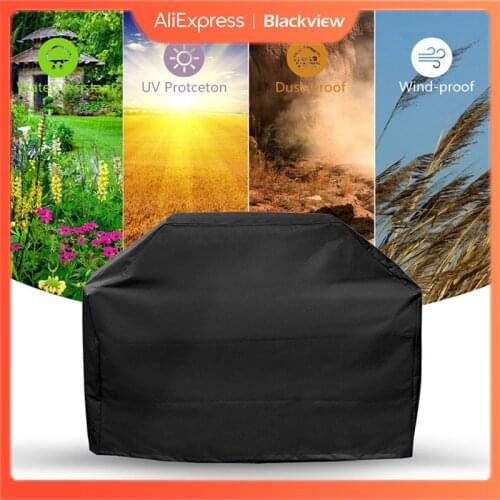 1 Piece/Barbecue Cover Grill Black Cover Dustproof And Rainproof Carbon Gas Barbecue Grill Outdoor Camping Barbecue Accessories