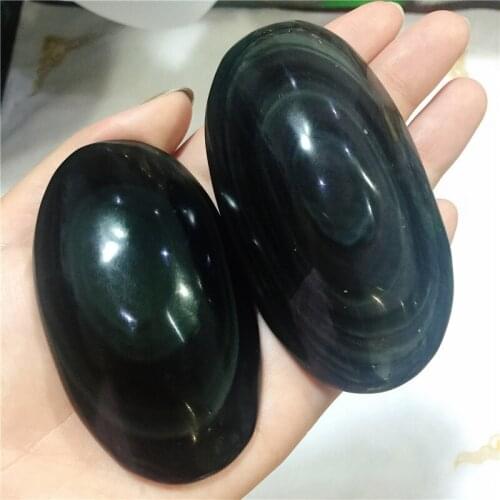 1pcs Natural large beauty colored obsidian plays as a gift or a decorative item Obsidian handle piece Home furnishing articles