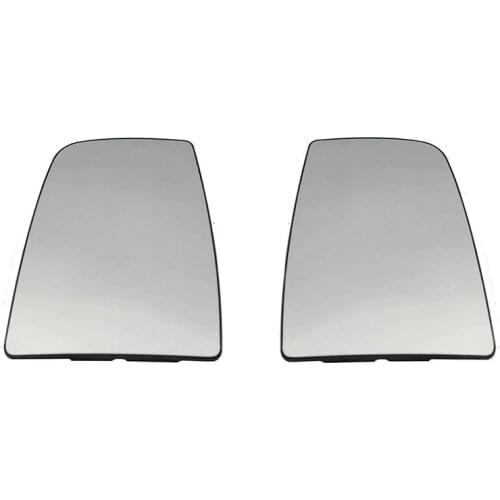 2Pcs for Ford Transit Mk8 2014 -2020 Left Right Heated Rear Mirror Glass + Back Plate 1823986 1823985
