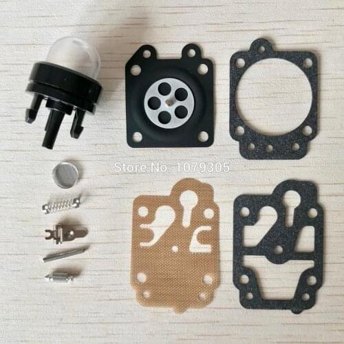 43CC 52CC 40-5/44F-5 34F 36F 139F Brush cutter grass trimmer carburetor Carb Repair Kits & primer bulb assy