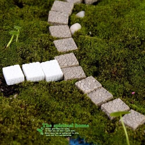 5pcs Micro landscape Stone Stairs Miniature Fairy Garden Home Houses Decoration Mini Craft Micro Landscaping Decor Accessories