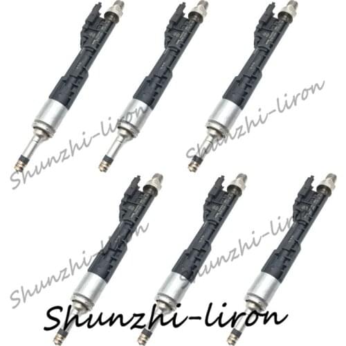 6pcs Fuel Injector 0261500136 13647599876 For BMW 5 Series/5 Series Gran Turismo/6 Gran Coupe/6 Series/7 Series/X5 X6