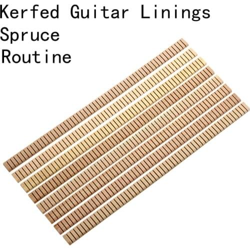 8 Pcs of Set Guitar Binding Strip Inside Spruce Inlay Lining Guitar Edge Trim Project Replacement Accessory