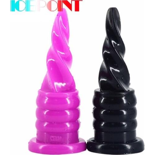 2020 Cheap Unique Anal Plugs Wholesale Soft Adult Products Sexy toys for Woman Men Ice Cream Small Butt Plug Masturbation Dildos