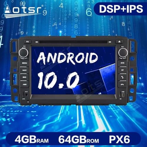 Android 10.0 4G+64GB Car DVD Player Multimedia Radio For Hummer H2 2008-2011 Car GPS Navigation Stereo Unit Radio Tape Recorder