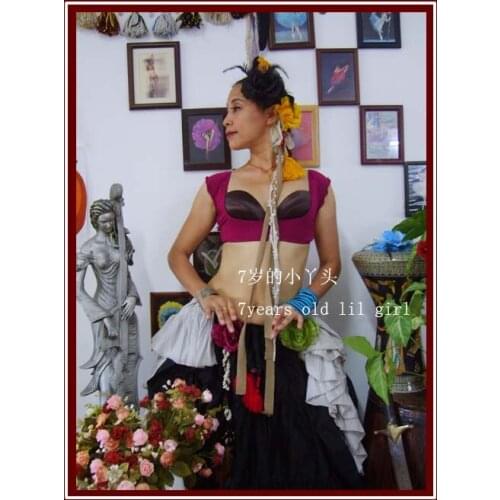 Belly dance top belly dance costume modal YOGA ballet modal rayon shrug short sleeves top A05