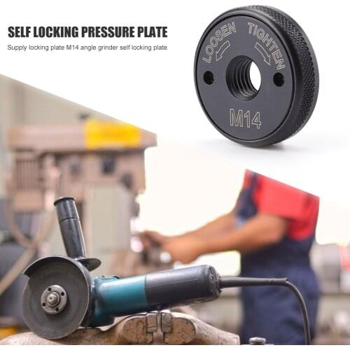 M14 Thread Angle Grinder Inner Outer Flange Nut Set Tools Quick Release Steel Lock Power Replacement For Bosch Metabo Makita