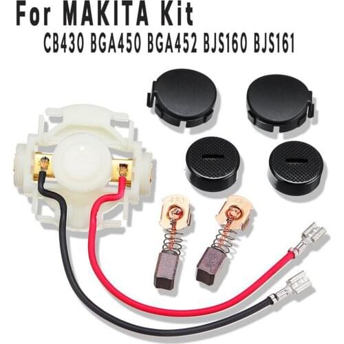 Carbon Brush Holder Set for M-a-kita 638921-2 CB430 BGA452 BGD800 Parts