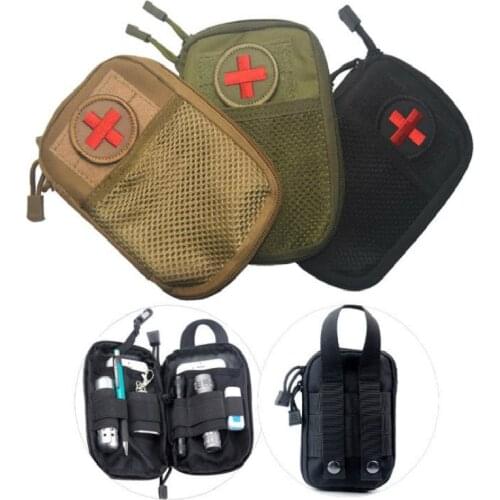 Nylon Tactical Bag Outdoor Military Waist Fanny Pack Mobile Phone Pouch Belt Waist Bag Gear Bag Medical Military First Aid