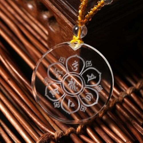 Buddha Pendant Necklace Carved Buddha Lucky Amulet Pendant Necklace Womens Mens Pendant Jewelry Guardian Sacred Necklace