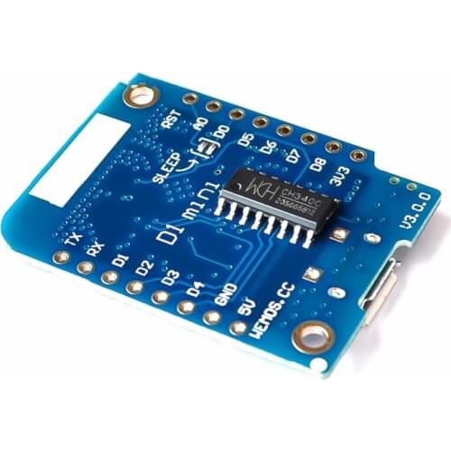 Wemos D1 Mini V3.0.0 WIFI Internet Of Things Development Board Based ESP8266 CH340 CH340G 4MB For Arduino Nodemcu V2 MicroPython