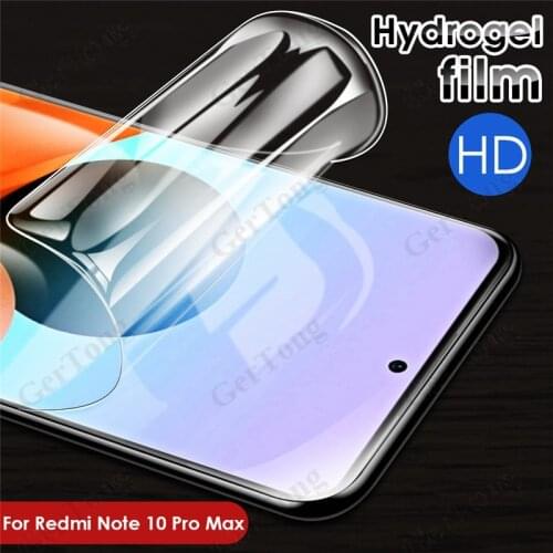 Full Screen Protector For Xiaomi Redmi Note 10 Pro Max Note 10s Hydraulic Film Glass for Xiaomi Redmi Note 10 Pro Grobal Film