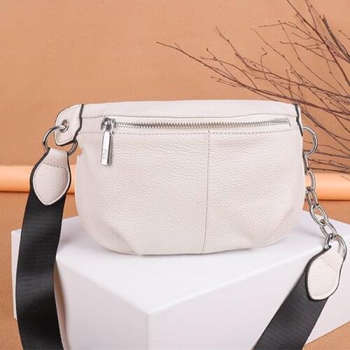 Genuine Leather Belt Bag Fashion Womens Waist Bags For Women Fanny Pack Female Waist Pack Belt Waist Bag Woman Phone Bag Bumbag