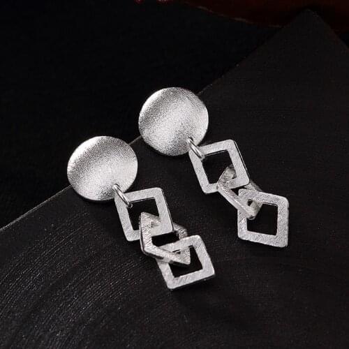 2018 Direct Selling Simple Drawing Wire Geometry, European And American Version Of Ladys Ear Nail Accessories Wholesale Agent