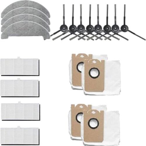 1Set Dust Bag Cleaning Filter Mop Cloth For XIAOMI VIOMI S9 Vacuum Cleaner Replacement Parts