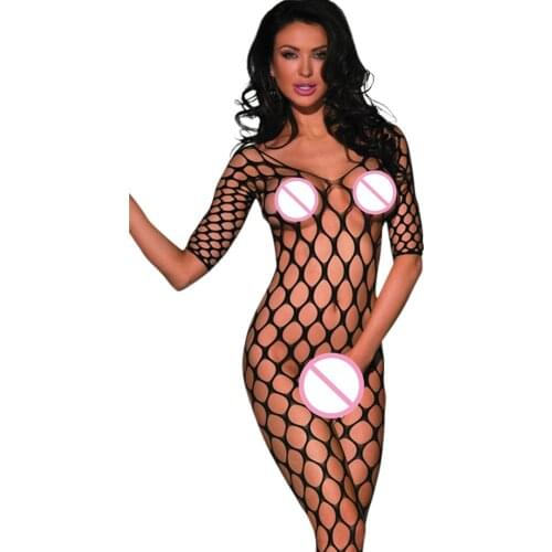 Women O-neck fetish babydoll Sexy Erotic Lingerie body doll transparent femme Underwear porno Pantyhose costumes lenceria mujer