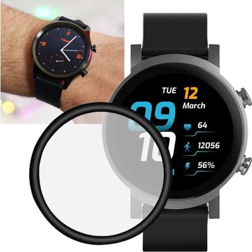 1/2PCS 3D Full Coverage Edge Screen Protector For Ticwatch E3 Smart Watch Protective Film For Tic Watch E3 Smartwatch (Not Glass