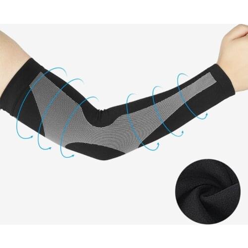 1 pair Unisex Arm Warmer Sun UV Protection Sports Running Bike Cycling Basketball Volleyball Golf Elbow Arm Sleeves Cover