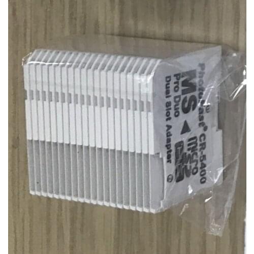 10pcs 20pcs/lot cr-5400 cr5400 for psp tf sd card to ms pro duo memory card slot adaptor
