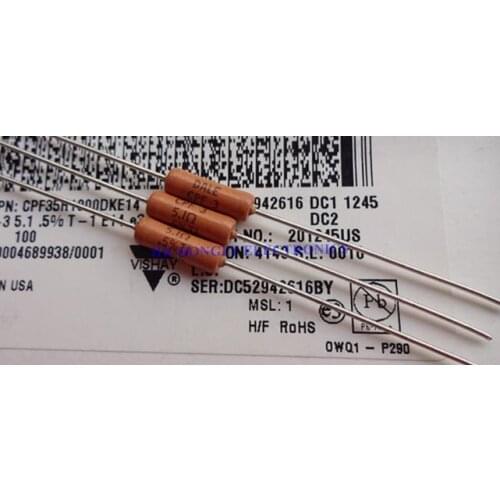 10PCS CPF-3 CPF3 3W 0.1R 2% 1R 3R 1% 3.3R 5.1R 0.5% 15R 220R 5% Metal Film Resistors
