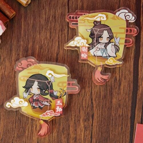 Anime Tian Guan Ci Fu Hua Cheng Xie Lian Antiquity Cartoon Fridge Magnet Creative Decorative Tiles Refrigerator Magnets Toy
