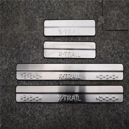 Car accessories Stainless Steel Car Scuff Plate/Door Sill Door Sill for 2014-2019 Nissan X-Trail X Trail XTrail T32 Car Styling