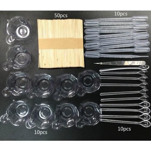 81pcs Large Pack Epoxy Resin Divided Plastic Cups Tweezer Wooden Stirring Sticks Spoon for Mixing Paint Epoxy Resin Tools Kit